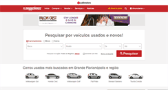 Desktop Screenshot of floripacarros.com.br
